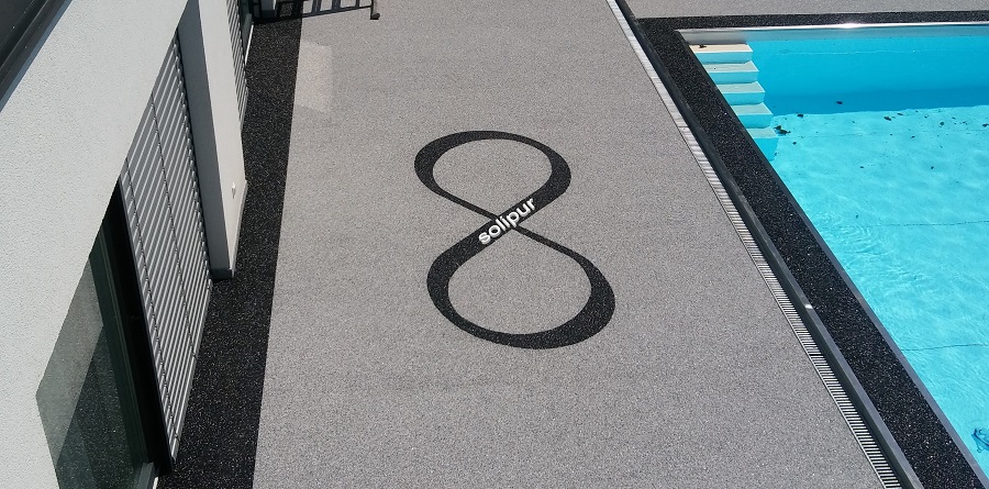 Solipur Beschichtung Mit Farbigen Gummigranulat Steinteppich Solipur Beschichtung Mit Farbigen Gummigranulat Steinteppich